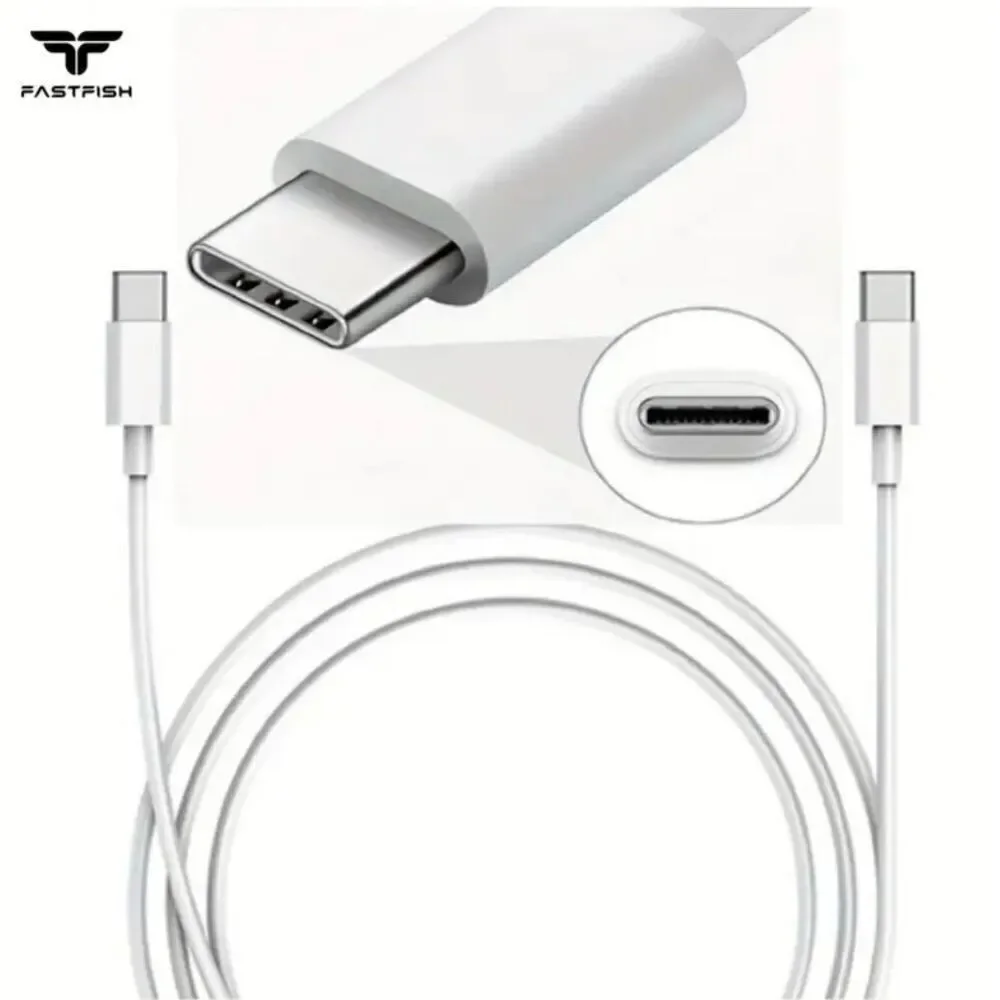NWT 3 Pack 6 Feet Charging Cable USB C to USB-C for IPhone15/ |IPhone16/ Samsung